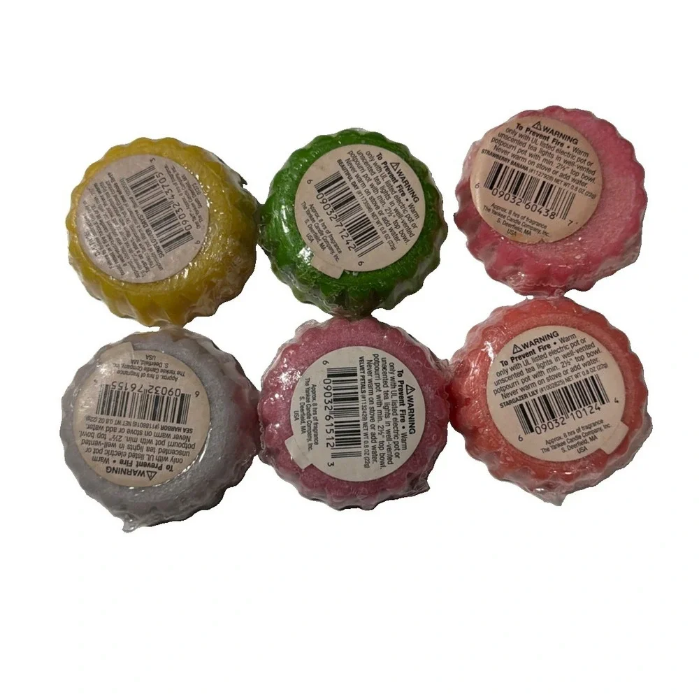 Yankee Candle Tart Wax Melt Sunflower Stargazer Sea Harbor Retired Lot 6